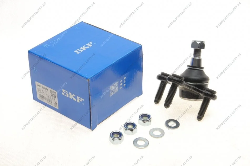 Опора кульова (передня/знизу/L) Audi A3/Seat/Skoda Octavia/SuperB/VW Caddy/Golf/Touran/Tiguan 03- SKF VKDS 311008 (фото 1)