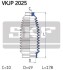 Пыльник рулевой тяги, комплект SKF VKJP 2025 (фото 2)