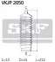 Пыльник рулевой тяги, комплект SKF VKJP 2050 (фото 2)