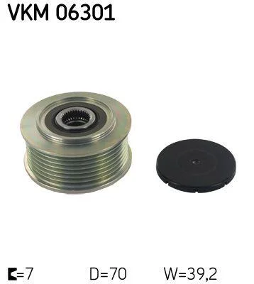 Шків генератора SKF VKM 06301 (фото 1)