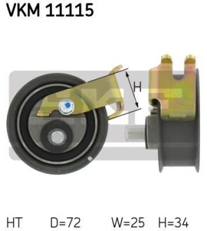 Ролик ремня ГРМ SKF VKM 11115