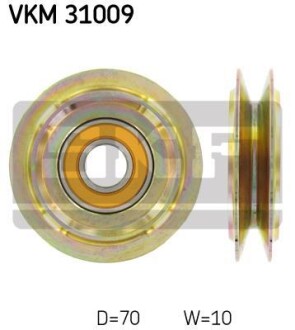 Ролик ремня поликлинового (приводного) SKF VKM 31009