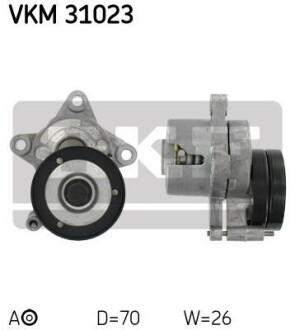 Ролик натяжной ремня поликлинового (приводного) SKF VKM 31023