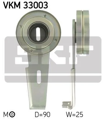 Ролик натяжной ремня поликлинового (приводного) SKF VKM 33003 (фото 1)