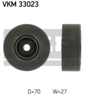 Ролик обводной ремня поликлинового (приводного) SKF VKM 33023