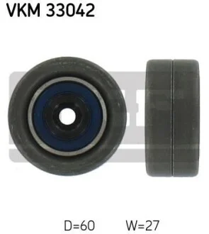 Ролик натяжной ремня поликлинового (приводного) SKF VKM 33042