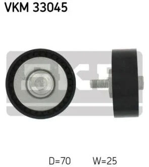Ролик обводной ремня поликлинового (приводного) SKF VKM 33045