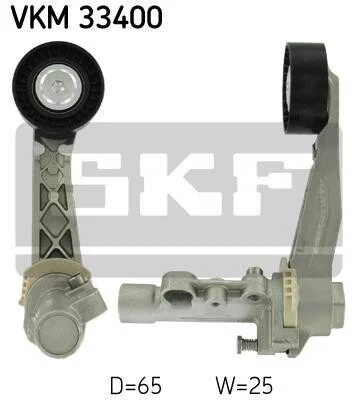 Ролик натяжной ремня поликлинового (приводного) SKF VKM 33400 (фото 1)