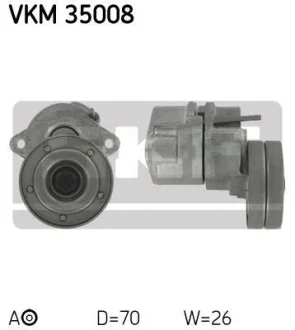Ролик натяжной ремня поликлинового (приводного) SKF VKM 35008