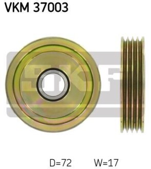 Ролик натяжной ремня поликлинового (приводного) SKF VKM 37003