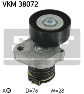 Ролик натяжной ремня поликлинового (приводного) SKF VKM 38072