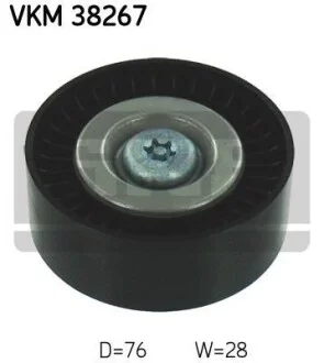 Ролик обводной ремня поликлинового (приводного) SKF VKM 38267