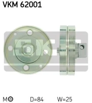Ролик натяжной ремня поликлинового (приводного) SKF VKM 62001
