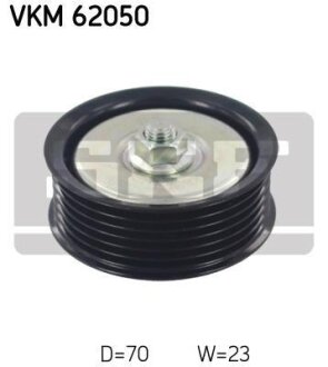 Ролик обводной ремня поликлинового (приводного) SKF VKM 62050