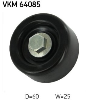 Ролик обводной ремня поликлинового (приводного) SKF VKM 64085