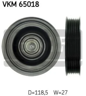 Ролик натяжной ремня поликлинового (приводного) SKF VKM 65018