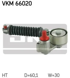 Ролик натяжной ремня поликлинового (приводного) SKF VKM 66020