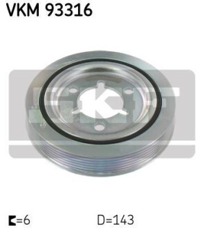 Шкив коленчатого вала SKF VKM 93316