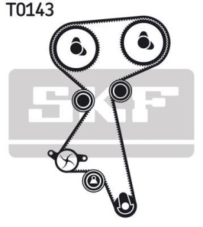 Комплект ремня ГРМ SKF VKMA 02184