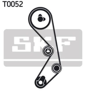 Комплект ремня ГРМ SKF VKMA 02410