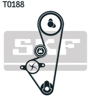 Комплект ремня ГРМ SKF VKMA 03253