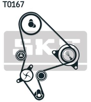 Комплект ремня ГРМ SKF VKMA 03264