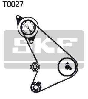 Комплект ремня ГРМ SKF VKMA 04301