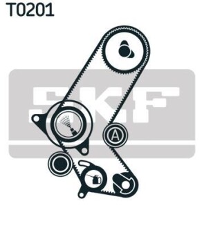 Комплект ремня ГРМ SKF VKMA 05700