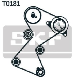 Комплект ремня ГРМ SKF VKMA 06117