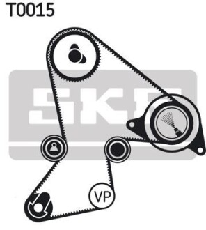 Комплект ремня ГРМ SKF VKMA 06214