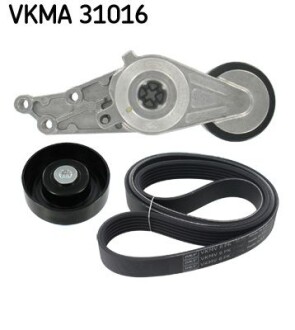 Комплект ремня генератора SKF VKMA 31016