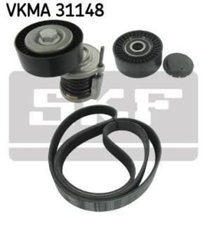 Комплект ремня генератора SKF VKMA 31148