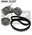 Комплект ремня генератора SKF VKMA 31207
