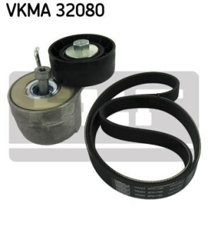 Комплект ремня генератора SKF VKMA 32080