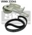 Комплект ремня генератора SKF VKMA 33046 (фото 1)