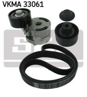 Комплект ремня генератора SKF VKMA 33061