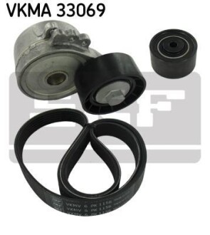 Комплект ремня генератора SKF VKMA 33069