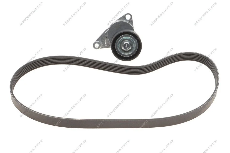 Комплект ременя генератора Citroen C2/C3/C4/Peugeot 207/307 1.1-1.6 02- (6PK1049) SKF VKMA 33074 (фото 1)