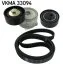 Комплект ремня генератора SKF VKMA 33094