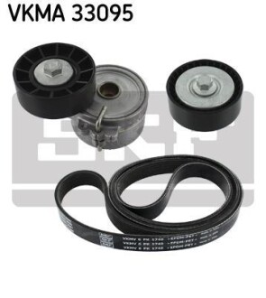 Комплект ремня генератора SKF VKMA 33095 (фото 1)