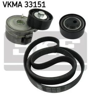 Комплект ремня генератора SKF VKMA 33151