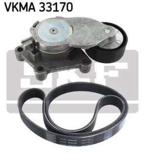 Комплект ремня генератора SKF VKMA 33170 (фото 1)