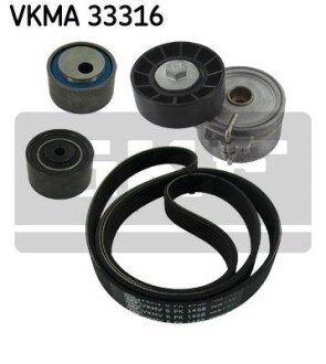 Комплект ремня генератора SKF VKMA 33316