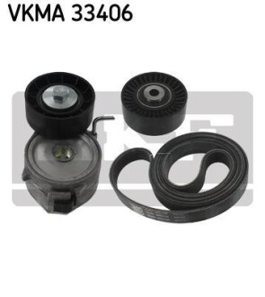 Комплект ремня генератора SKF VKMA 33406