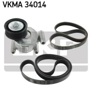 Комплект ремня генератора SKF VKMA 34014