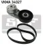 Комплект ремня генератора SKF VKMA 34027 (фото 1)