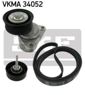 Комплект ремня генератора SKF VKMA 34052