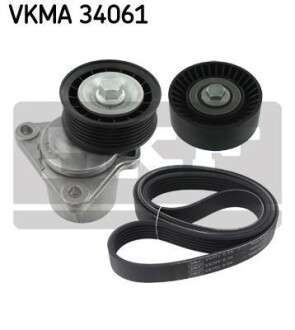 Комплект ремня генератора SKF VKMA 34061