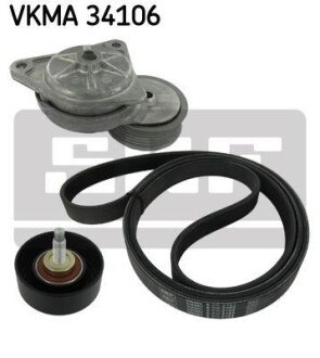 Комплект ремня генератора SKF VKMA 34106