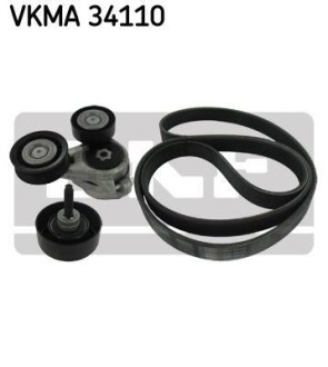 Комплект ремня генератора SKF VKMA 34110